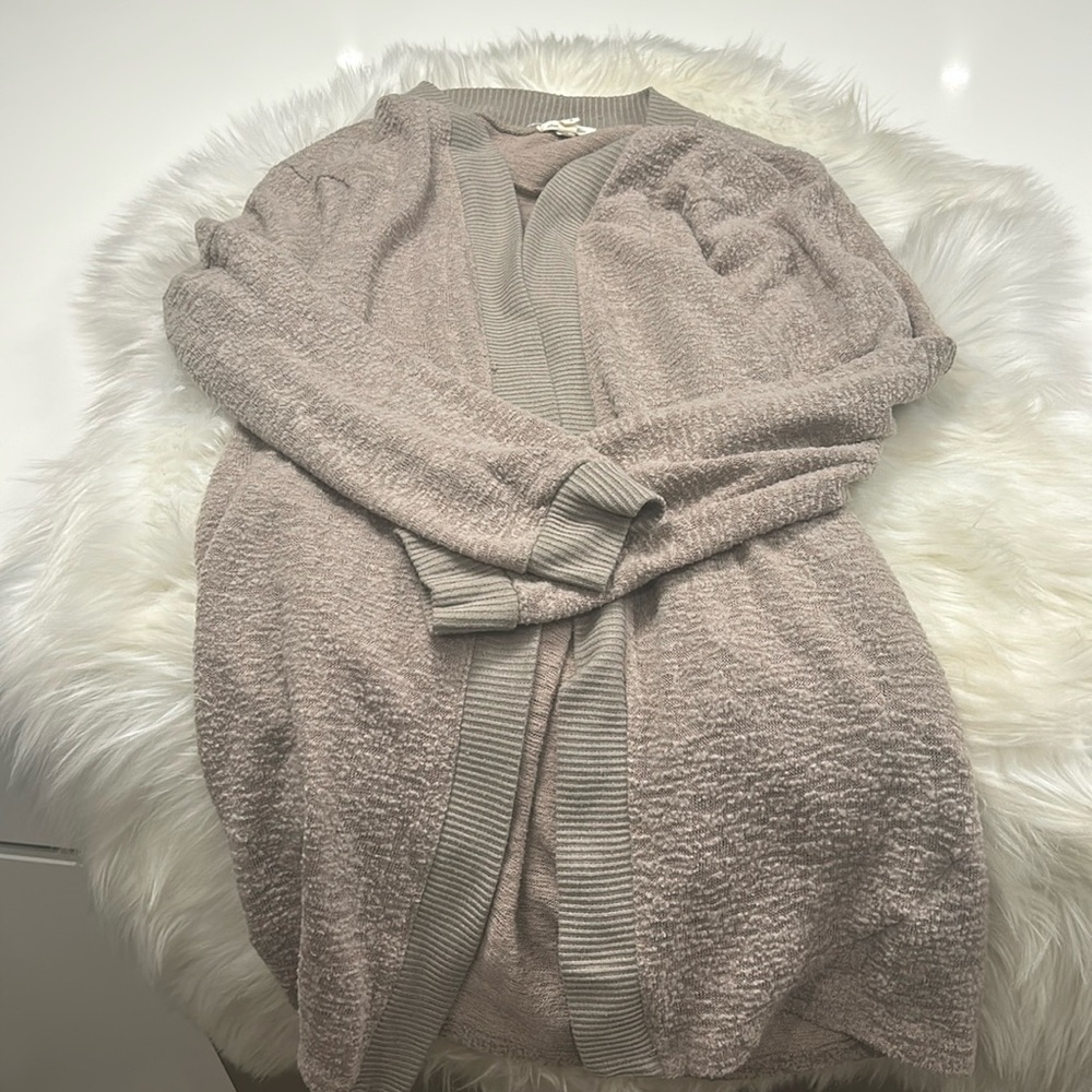 Silence + Noise Brown Cardigan Size Medium